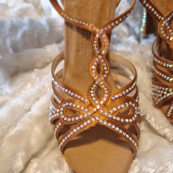 Professional Latin Ballroom Dance Shoes 3" Heels - Picture 10 of 12
